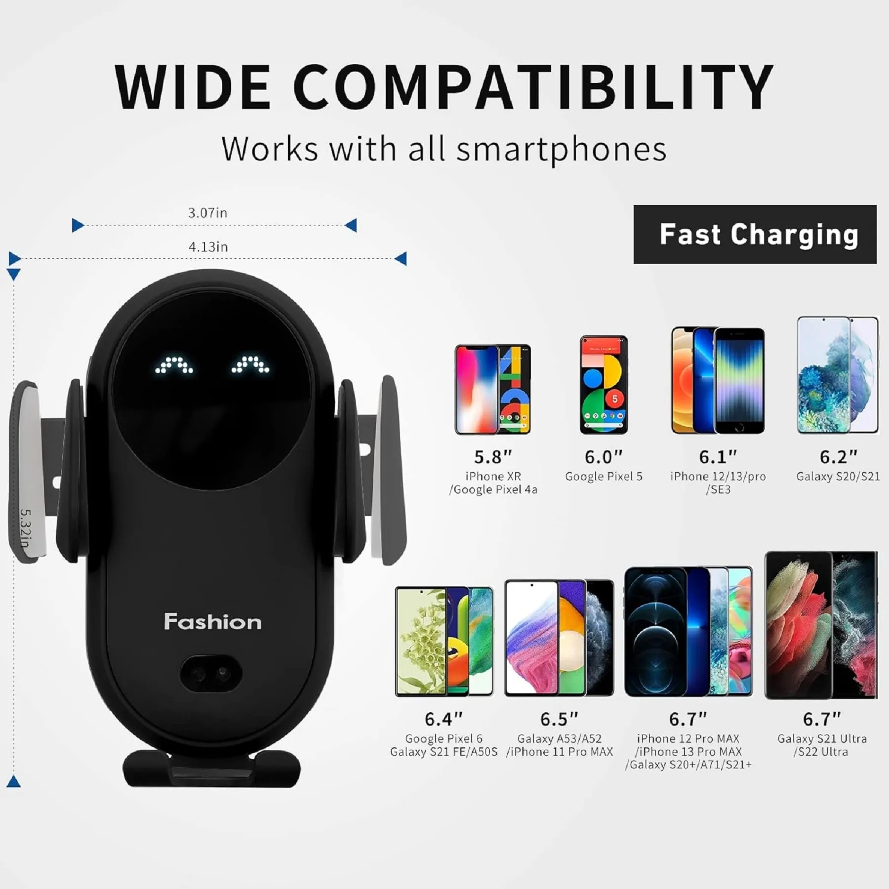 Wireless Car Charger Mount 6