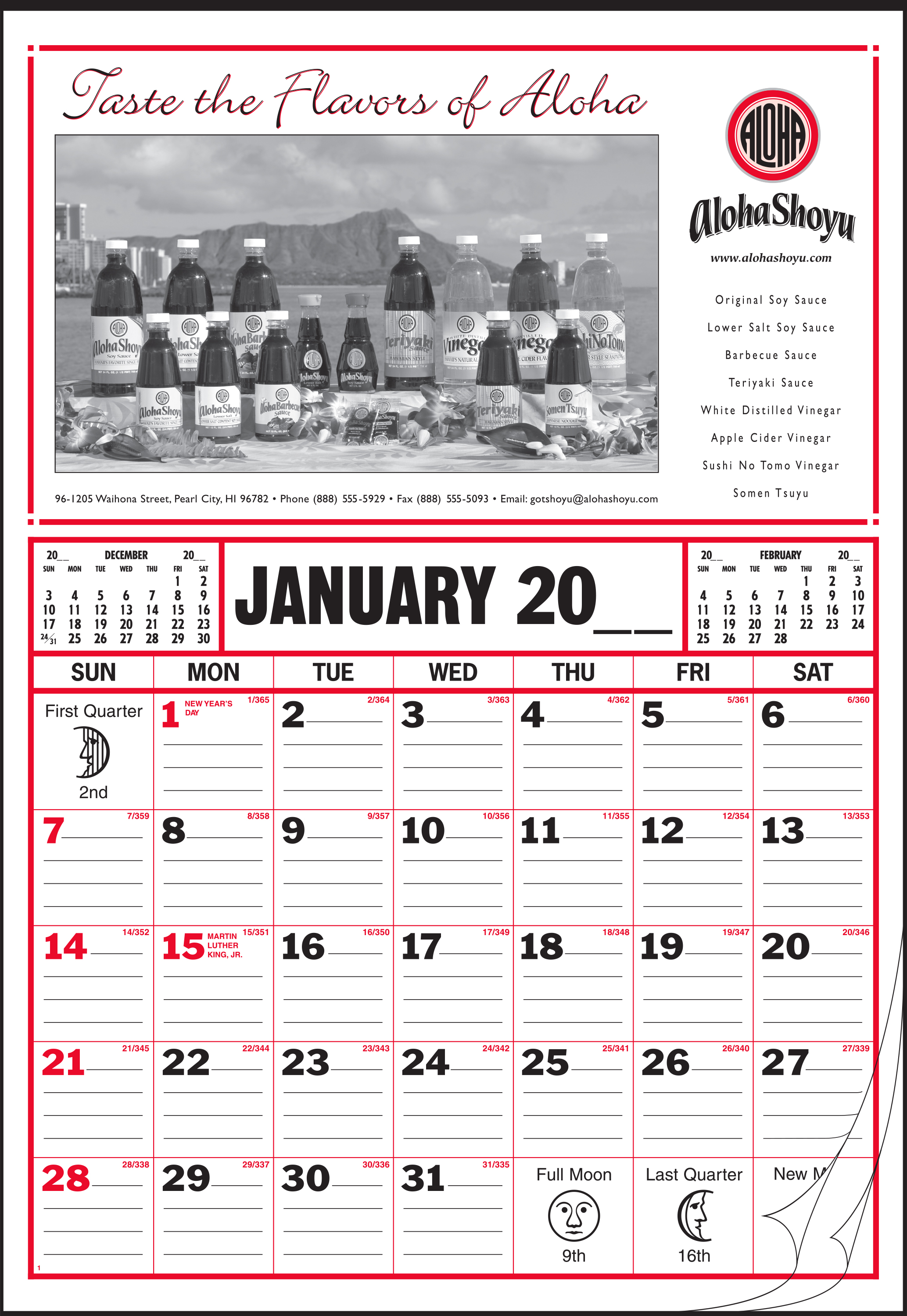 Style 25 12-Sheet Calendar 1