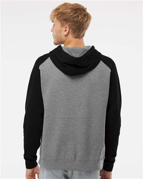 Unisex Raglan Hooded Sweatshirt - IND40RP 71