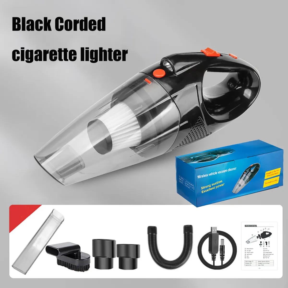 Handheld Portable Cordless Car Vacuum Cleaner 4