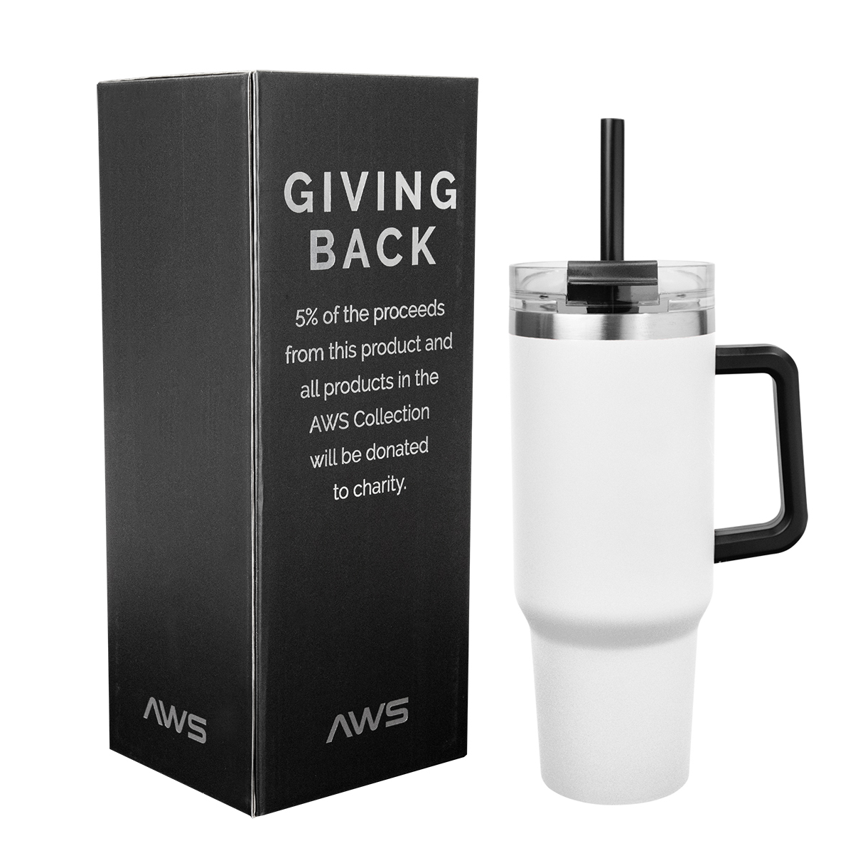 40 Oz. AWS Intrepid Stainless Steel Tumbler 14