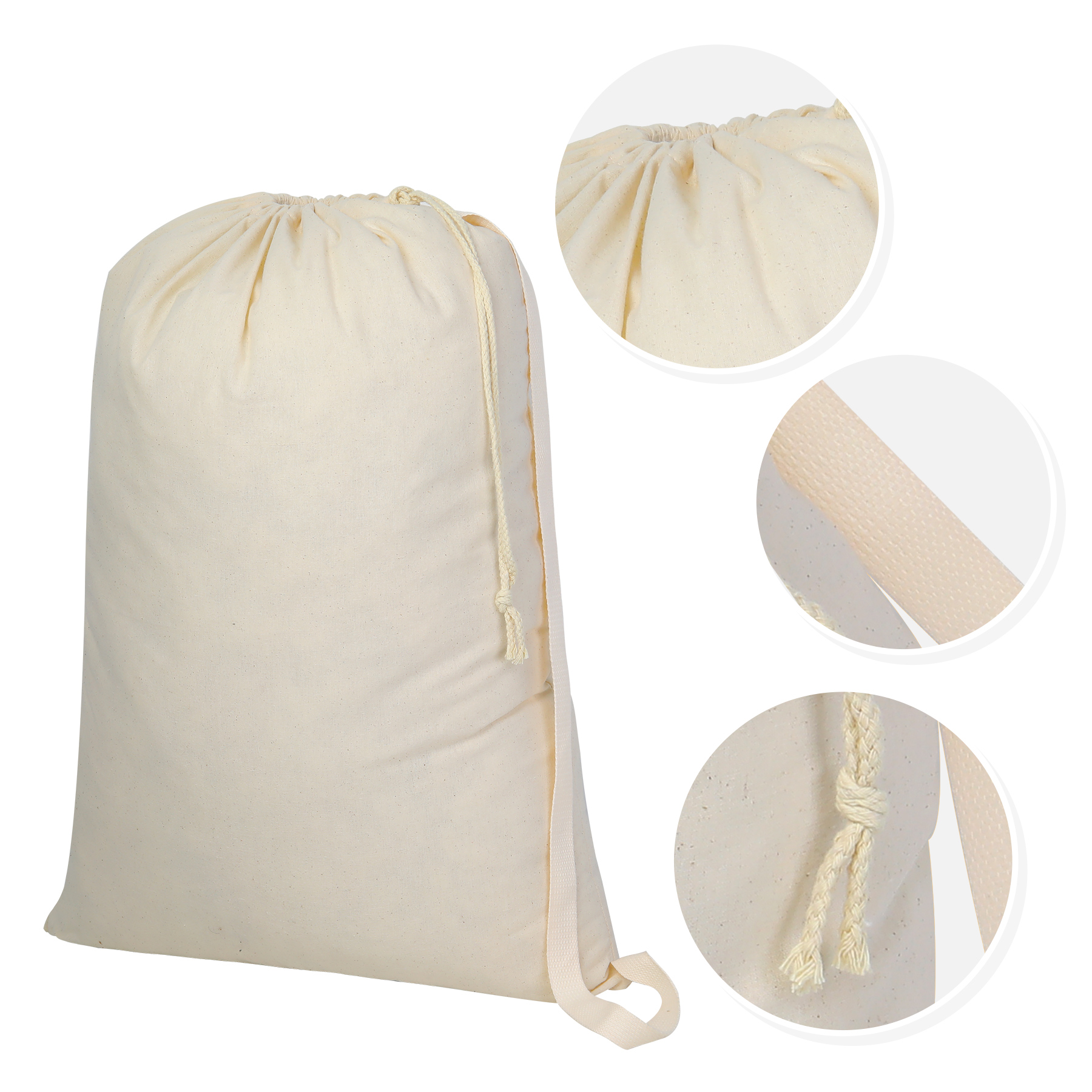 Large Cotton Laundry Bag For College Students 4