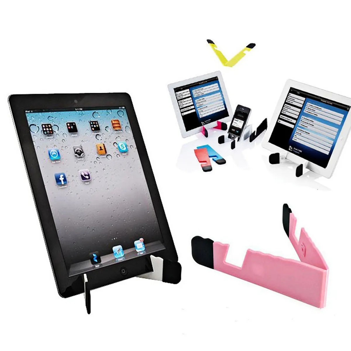 Desk Portable Cell Phone Stand Foldable Pocket Travel Holder 6