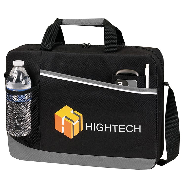 Trimmed Sleek Computer Briefcase 6