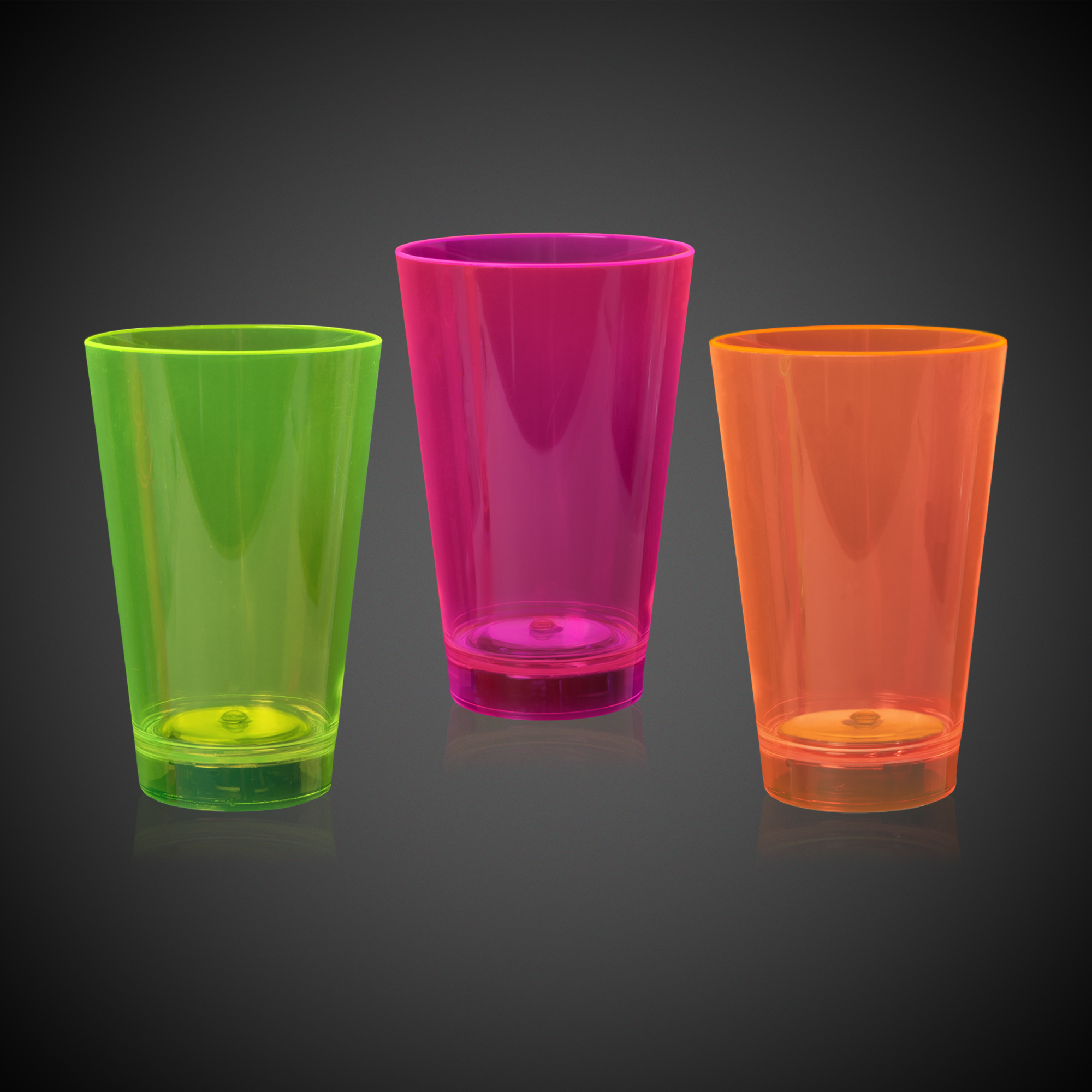 Neon Plastic LED Tumblers - 12 Ounce 2