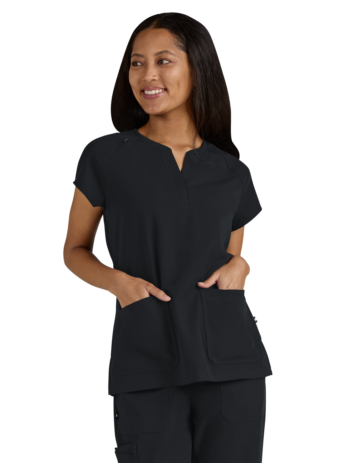 koi - Next Gen - Women's Split-Neck Three-Pocket We Have Heart Top 12