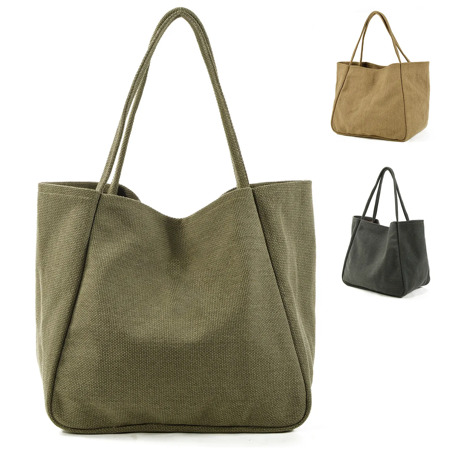 Jute Foldable Tote Bag for women, custom tote bag with logo imprint 7