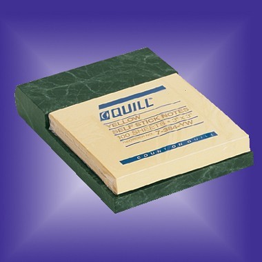 Green Marble Note Holder 1