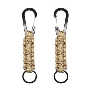 Durable Handmade Paracord Emergency Rope With Carabiner 9