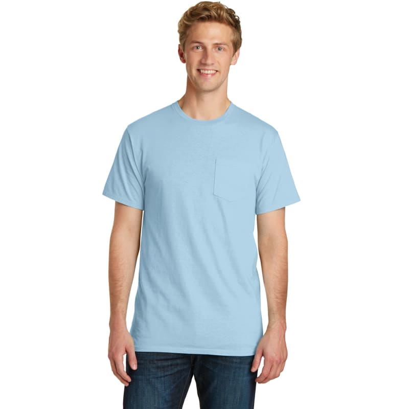 Port & Company Beach Wash Garment-Dyed Pocket Tee. 49