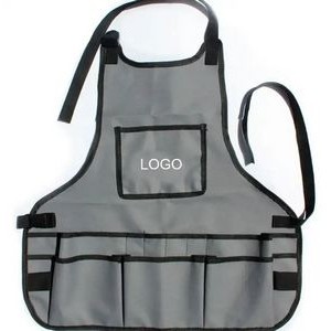 600 Denier Poly Waterproof Garden Apron with Pockets 5