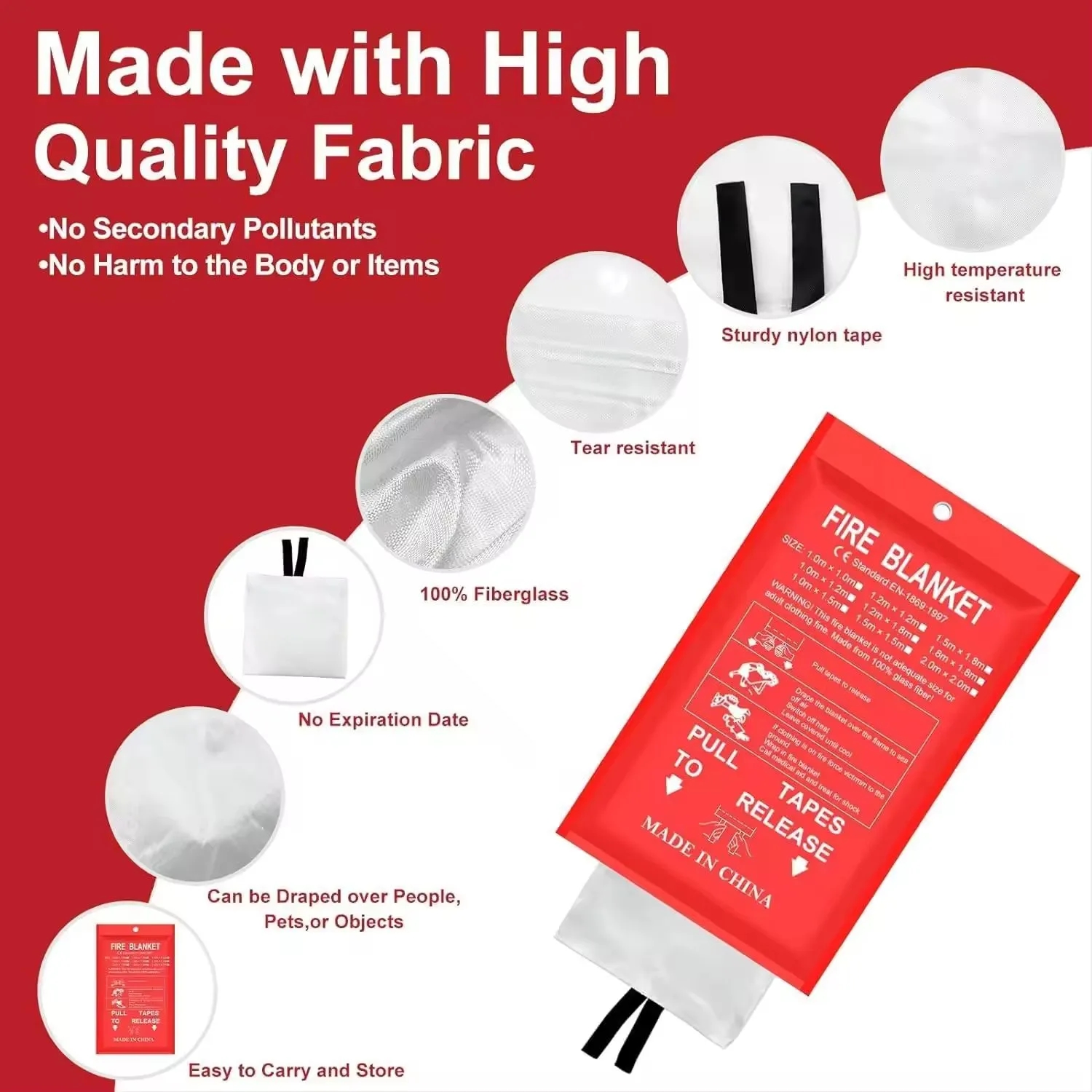 Emergency Fire Safety Blanket 6