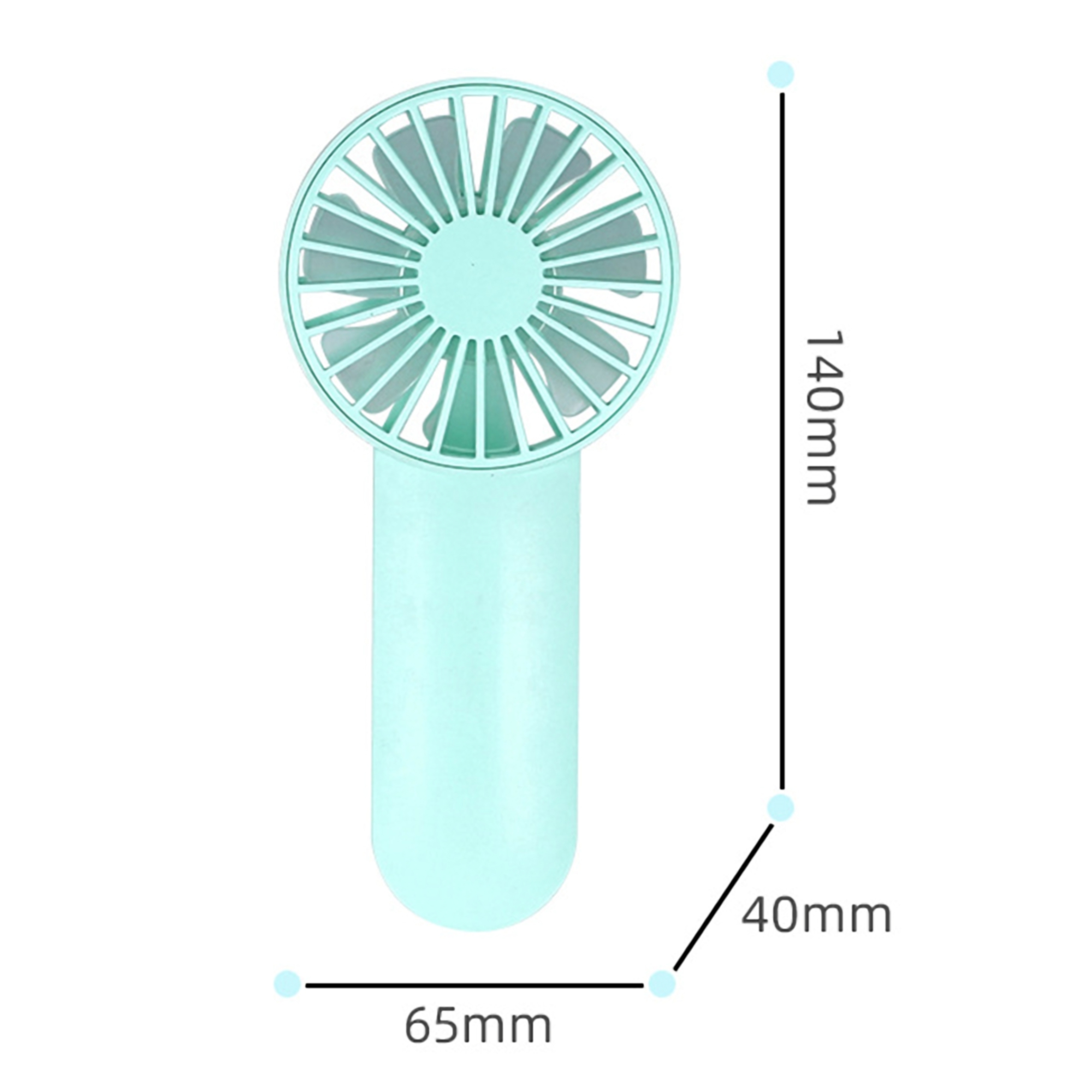 Portable Rechargeable Fan w/Lanyard 2