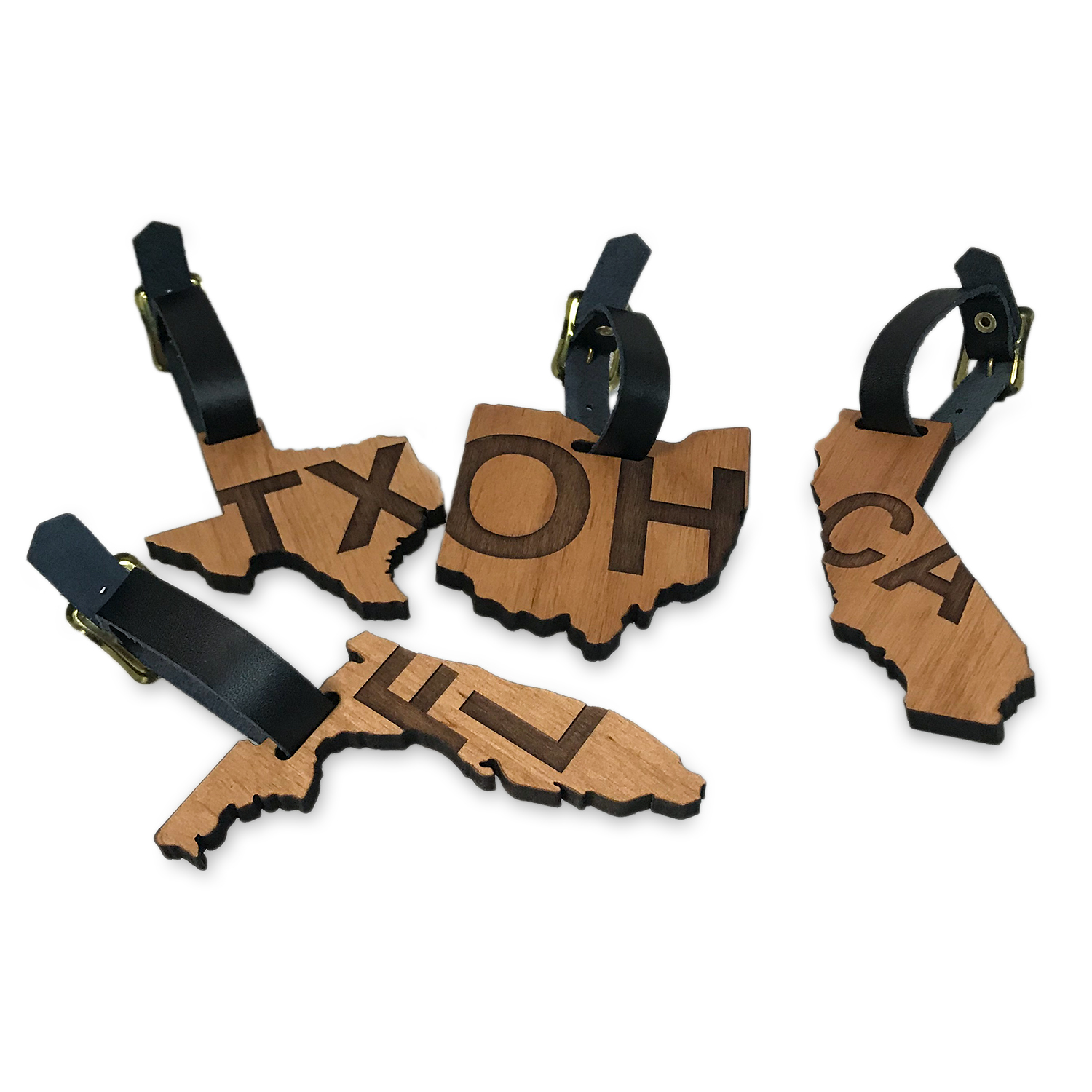 Wood State Bag Tag 5