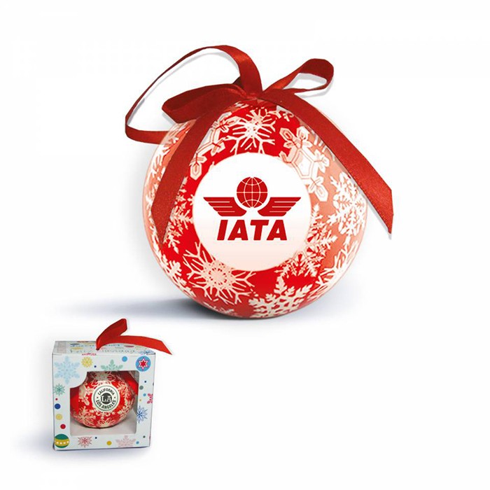 Shatterproof Ball Ornament (Red) with Gift Boxes 2