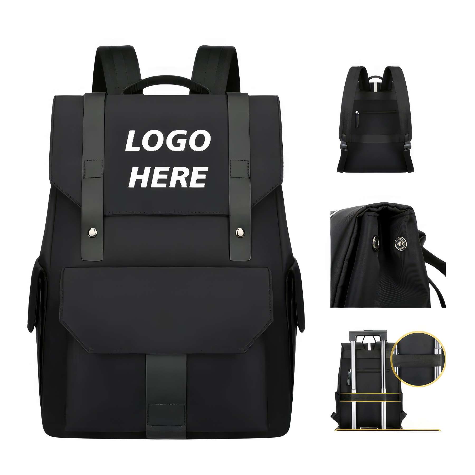 Custom Waterproof Tech Backpack with Laptop Compartment 1