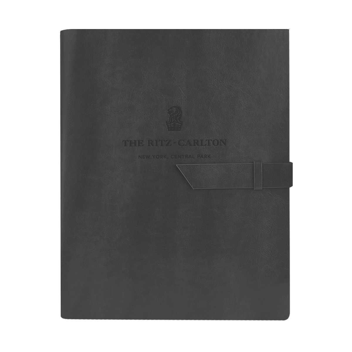 New Age Italian PU Leather Padfolio (Gray)
