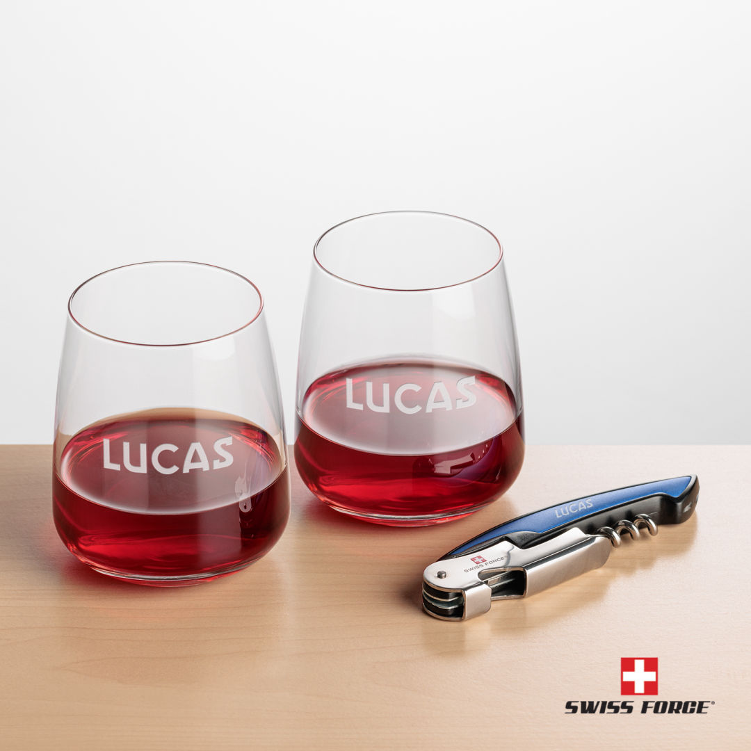 Swiss Force® Opener & Dunhill Stemless Wine 17