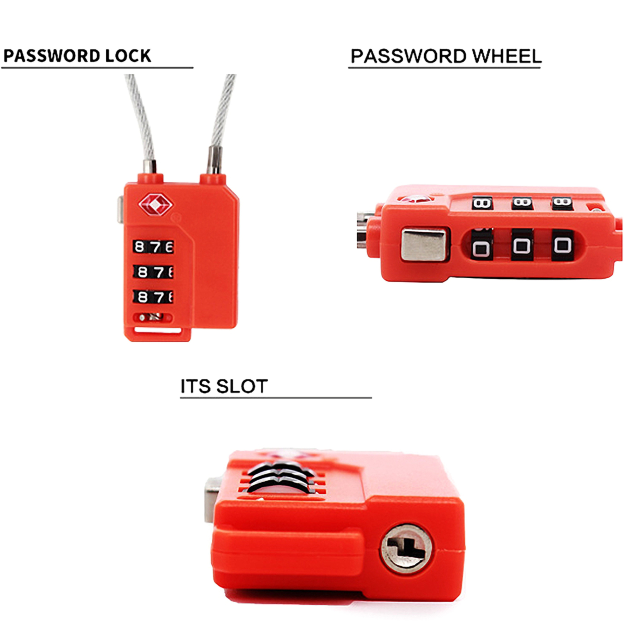 Travel Luggage Security Lock 4