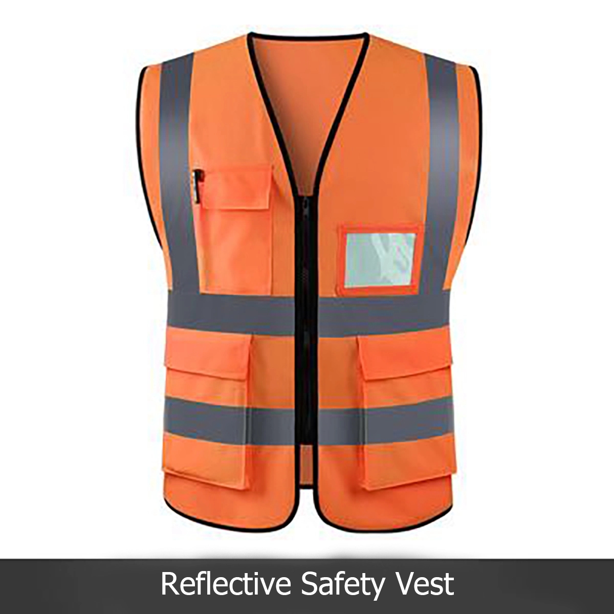 High Visibility Safety Vest with Pockets 2