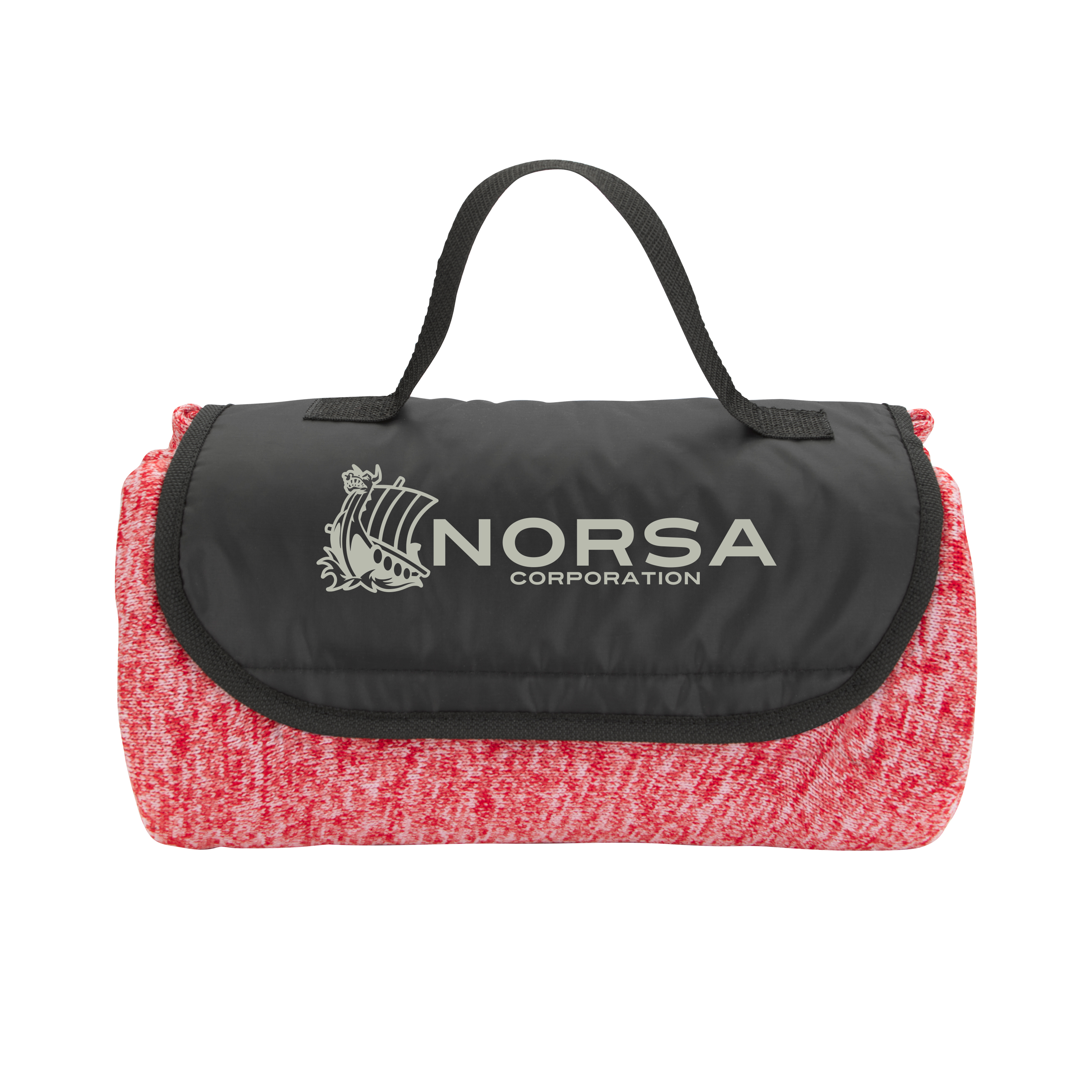 Heathered Fold Up Blanket