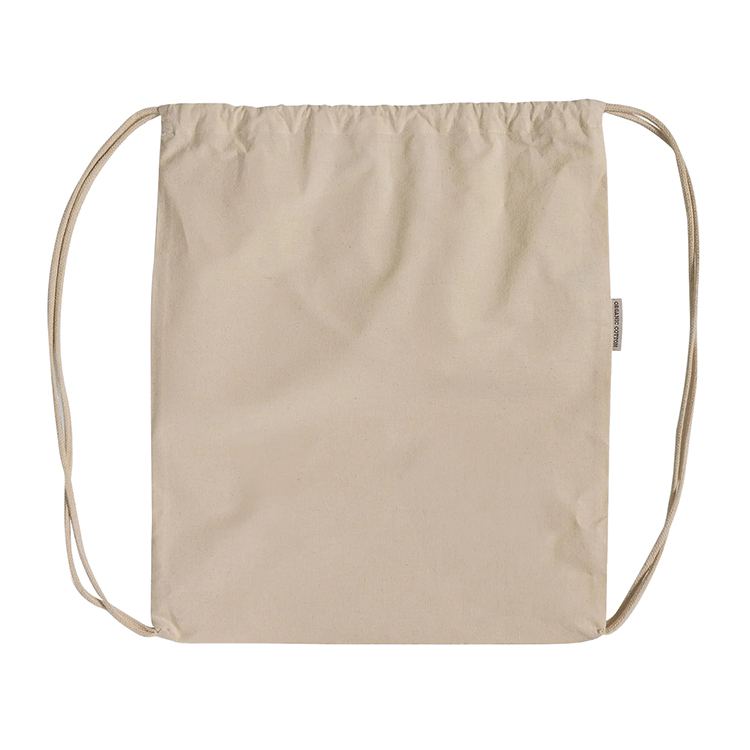 Overlook Organic Cotton Drawstring Backpack 3