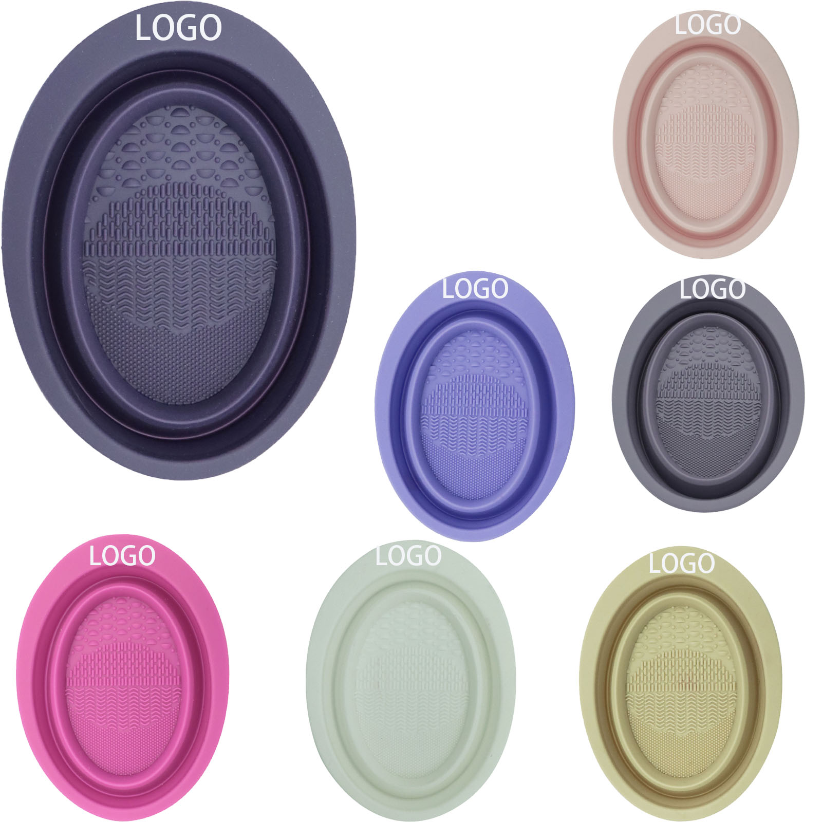 Foldable Makeup Brush Cleaner Cleaning Bowl--Round Shape 4