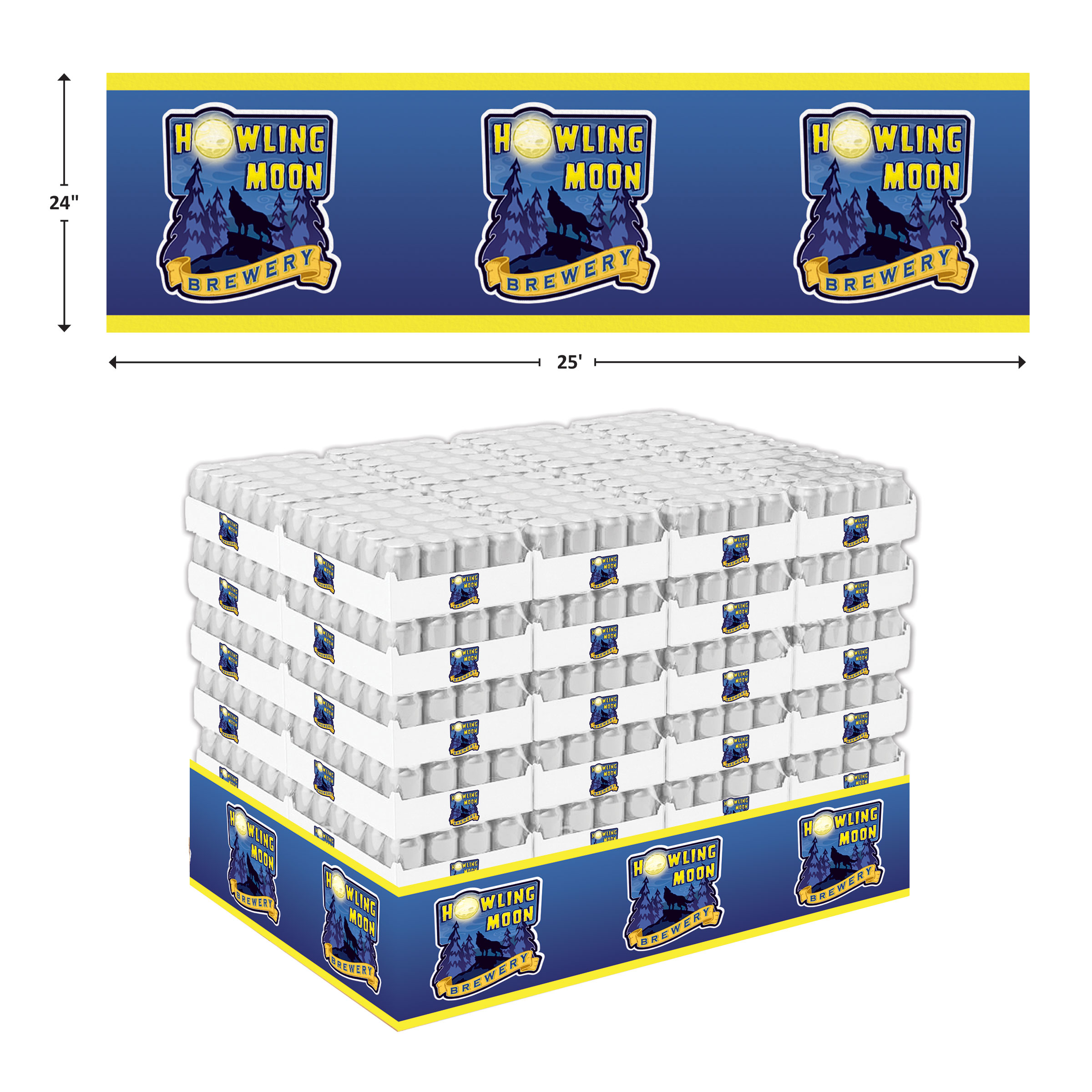 24" High Paper Base Wrap