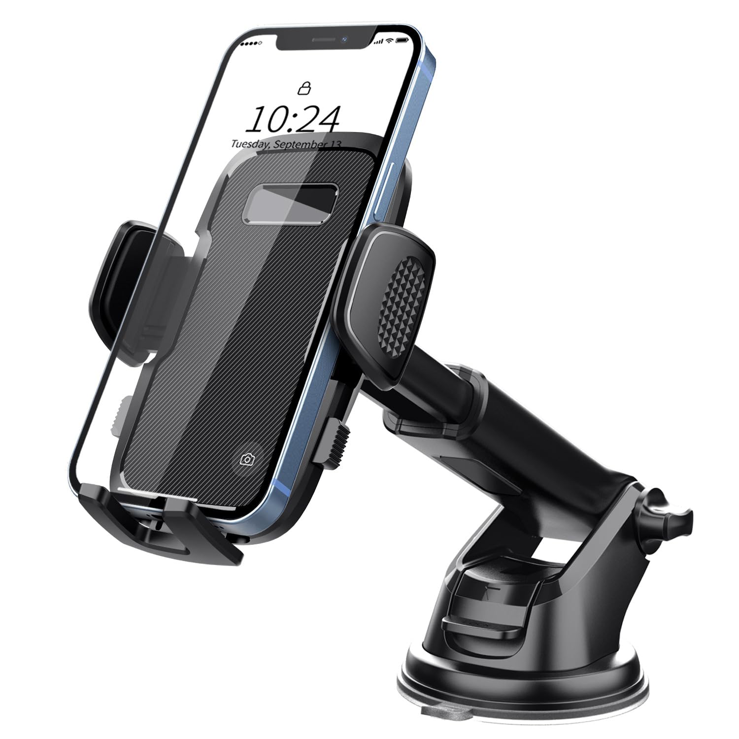 Adjustable Car Phone Holder With Suction Mount 3