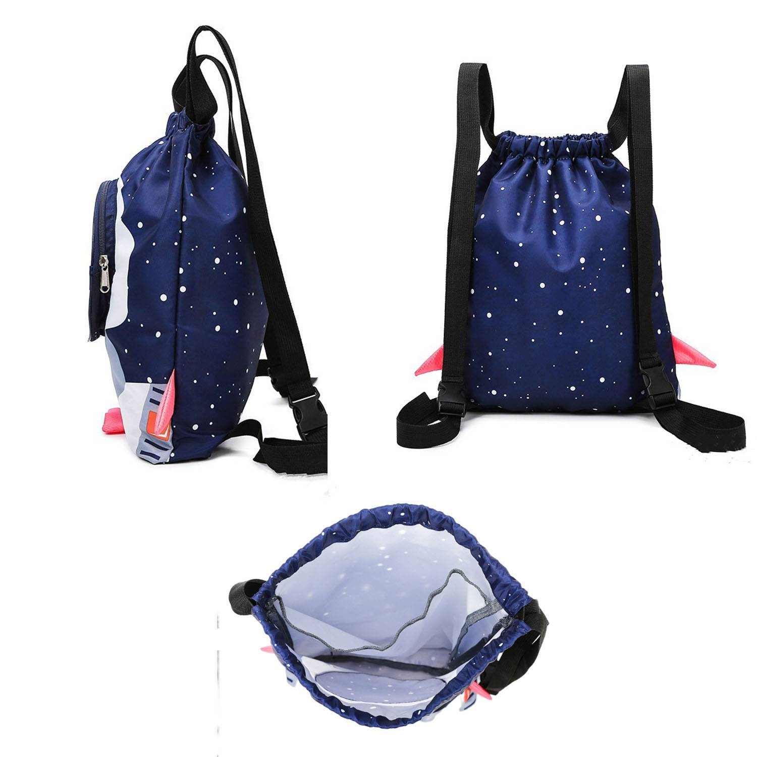Cartoon Canvas Drawstring Bag 3
