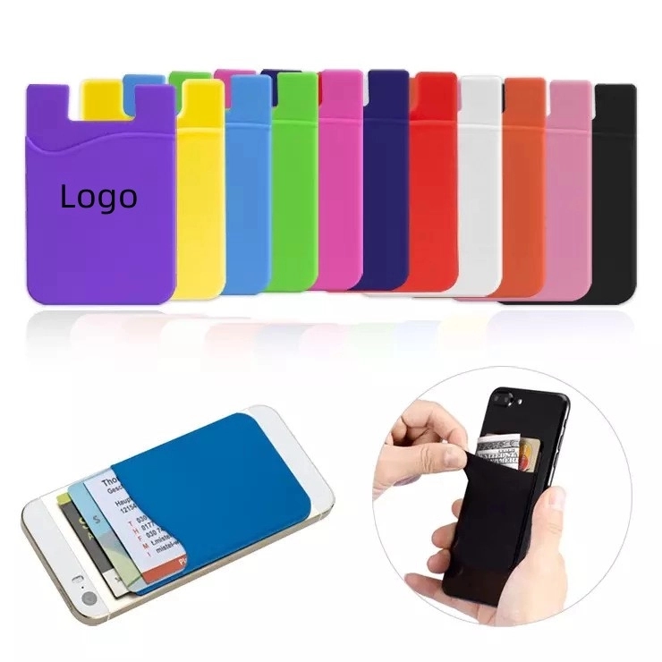 Silicone Phone Card Holder With Custom Logo Bag 7