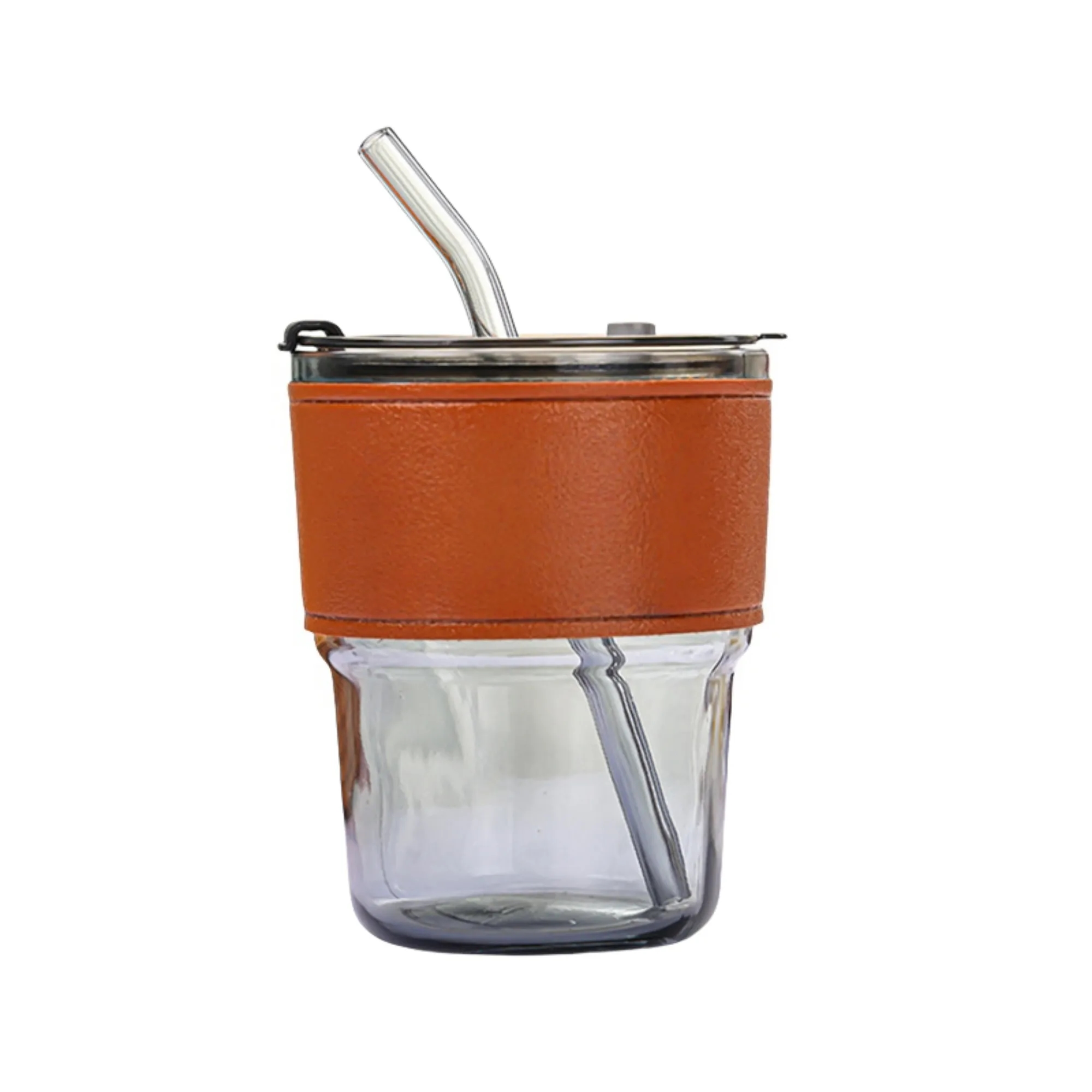 12oz Stylish Portable Straw Cup 7