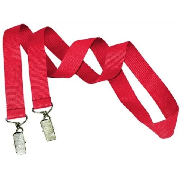 3/4" Custom Open Ended Polyester Lanyard w/ Badge Holder 3