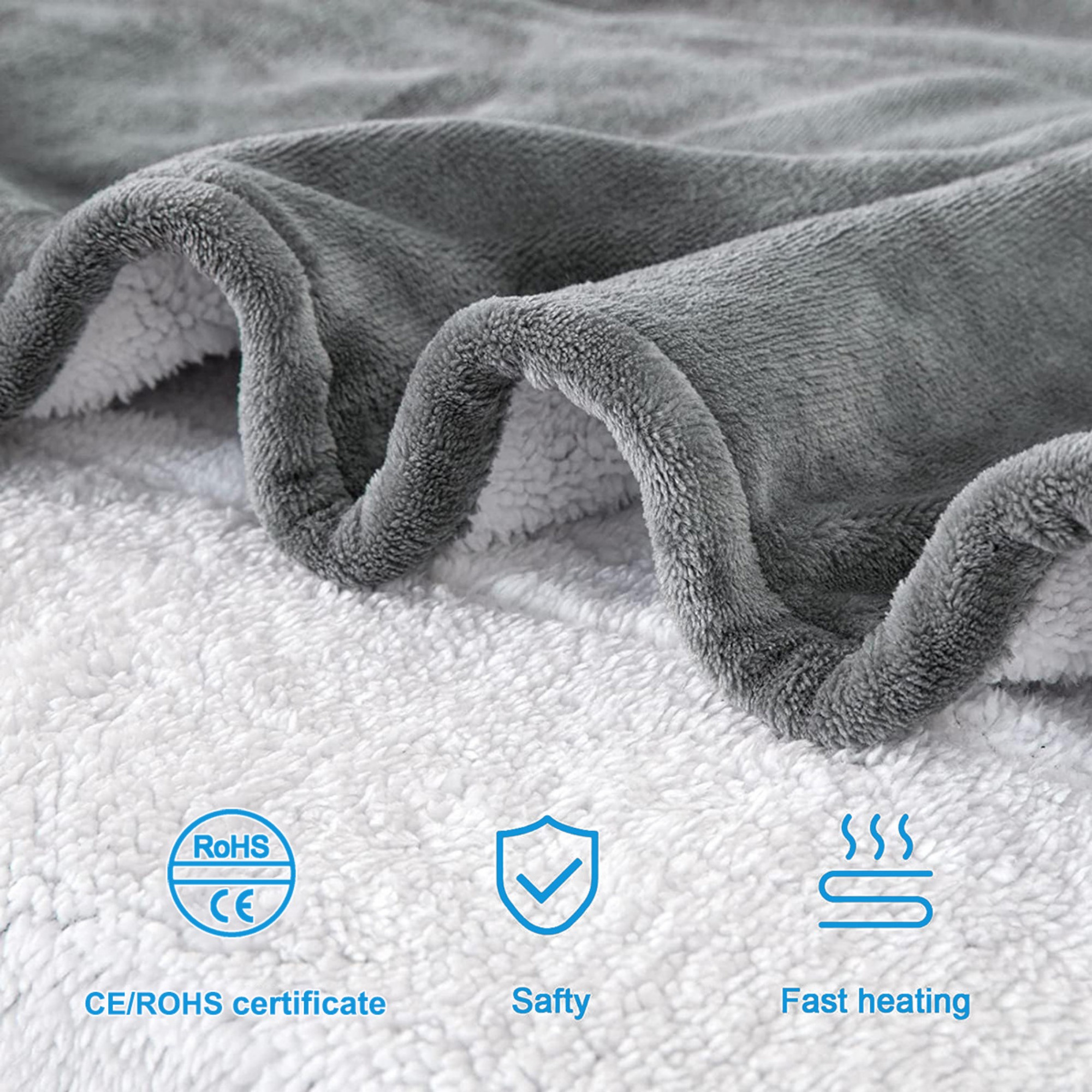 3-Temperature Heating Shawl Blanket 9