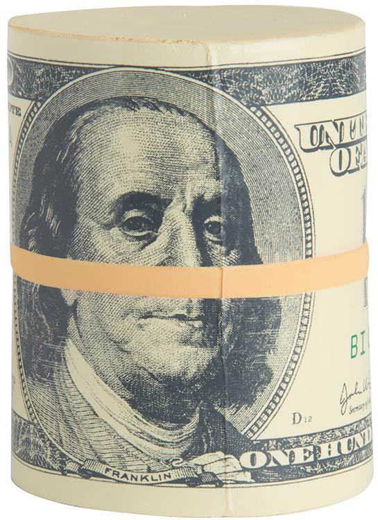 Rolled Cash Roll of Money Stress Reliever 2
