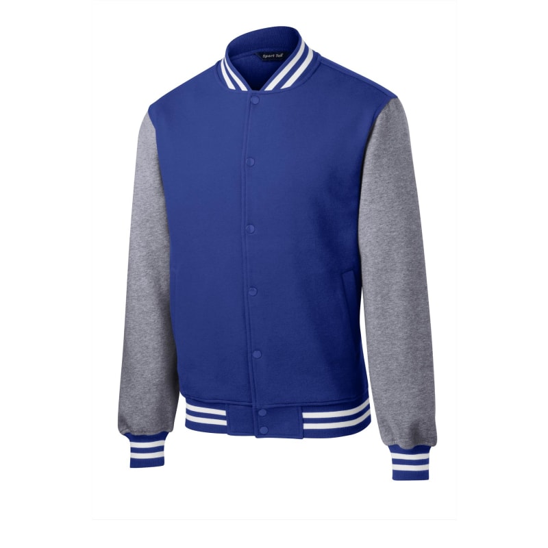Sport-Tek Fleece Letterman Jacket. 19