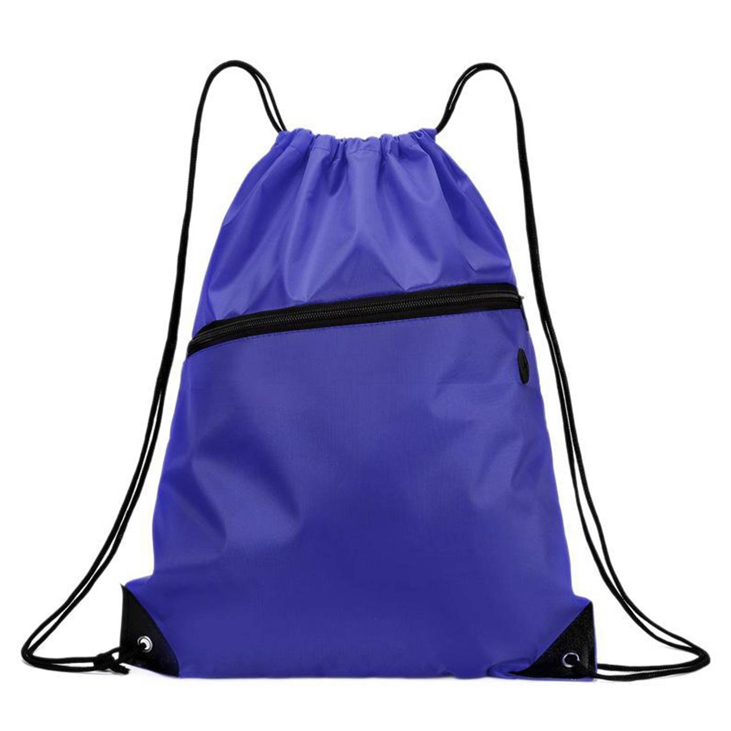 Drawstring Backpack With Zipper Pocket 9