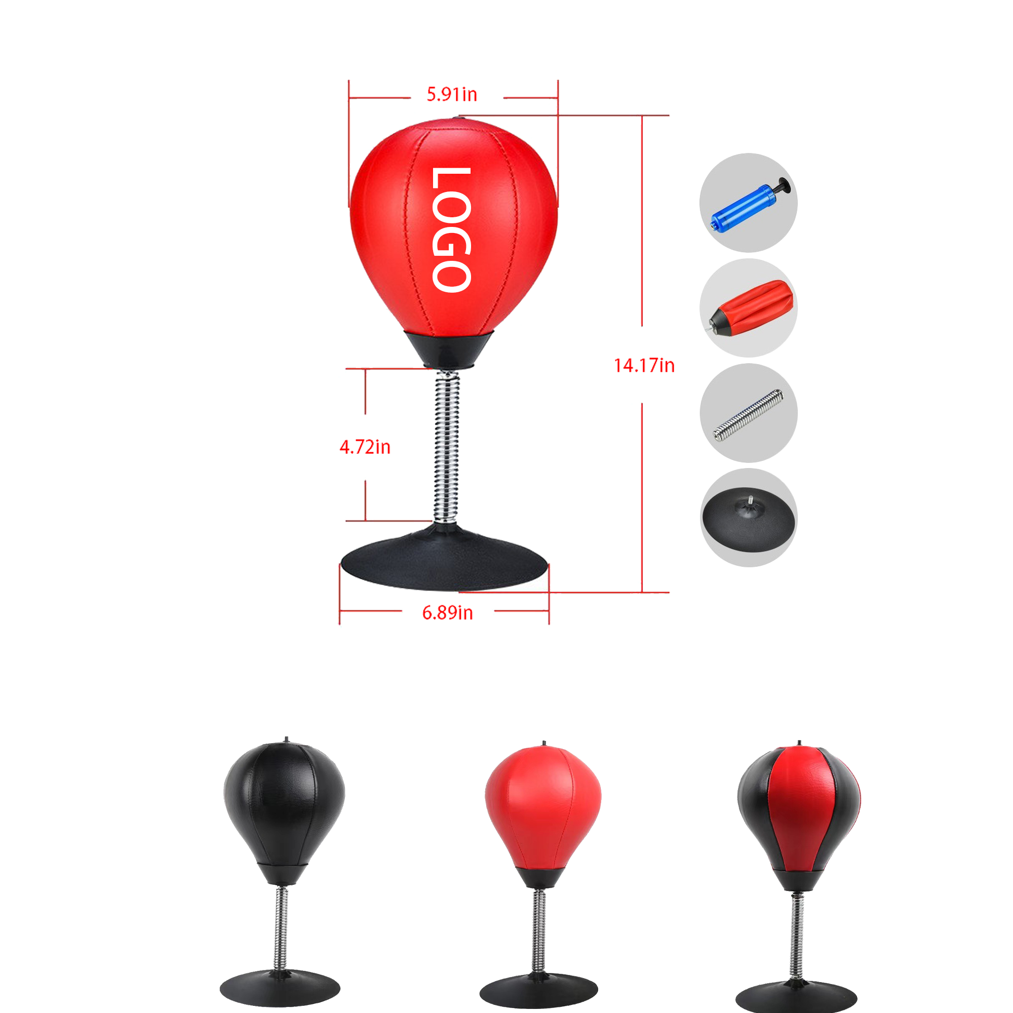 Desk Suction Stress Relief Reaction Ball 1