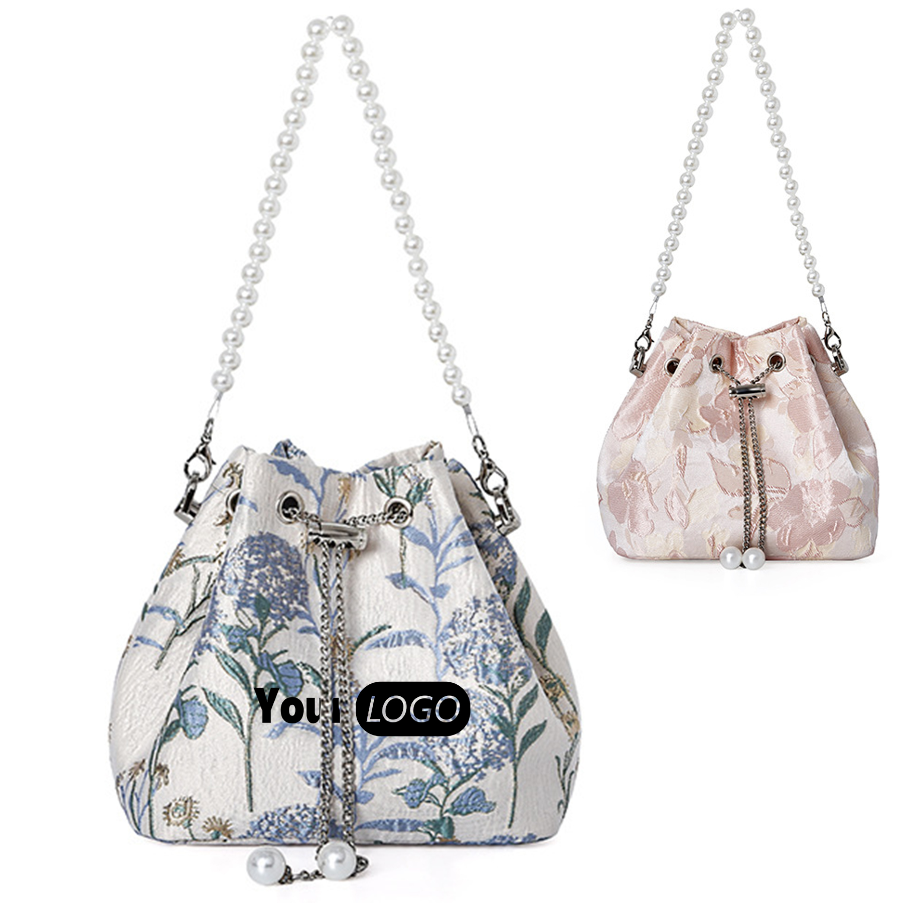 Cotton Drawstring Handbag for Women 5