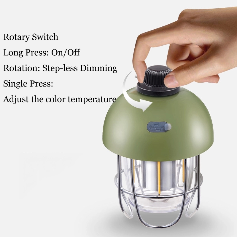 Rechargeable 4500 mAh Premium Vintage Camping Light 3