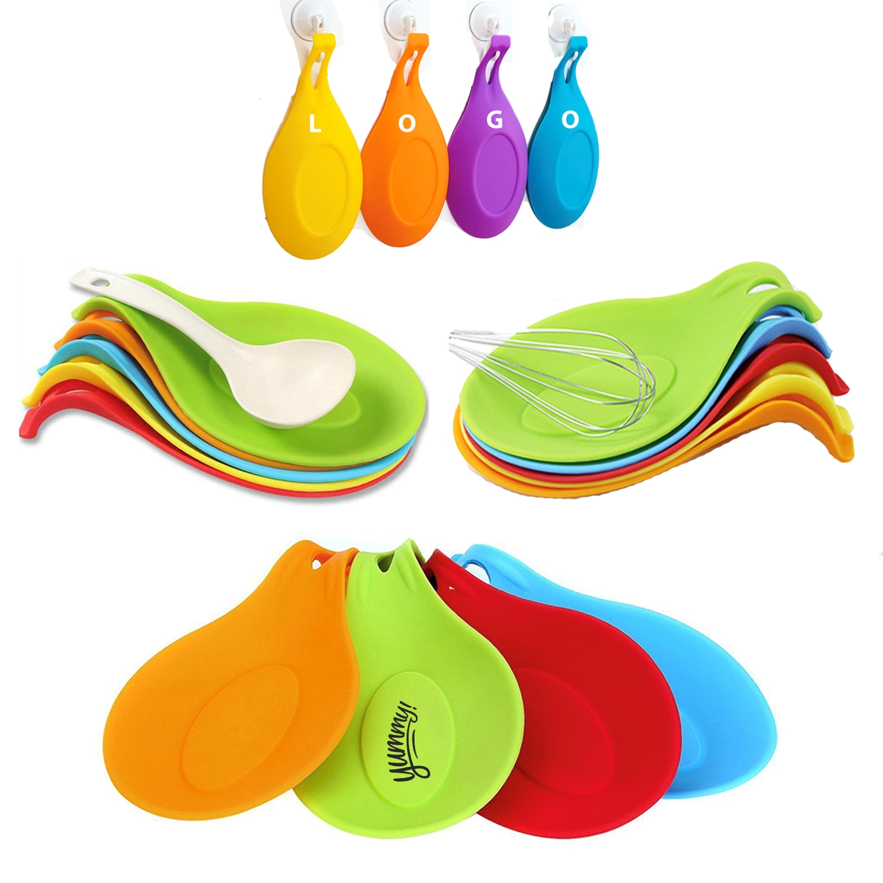 Kitchen Silicone Spoon Rest 4