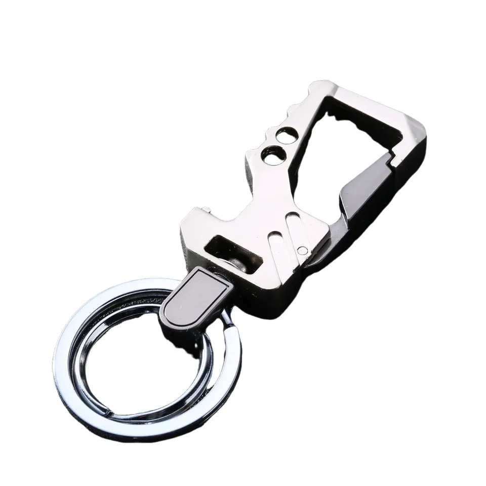 Reusable Zinc Alloy Keychain Opener Practical for Travel or Gifts 5