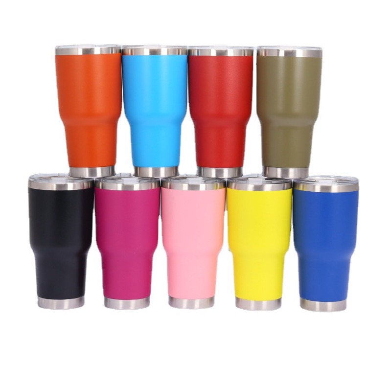 Double Wall Vacuum Insulated Coffee Cup 4