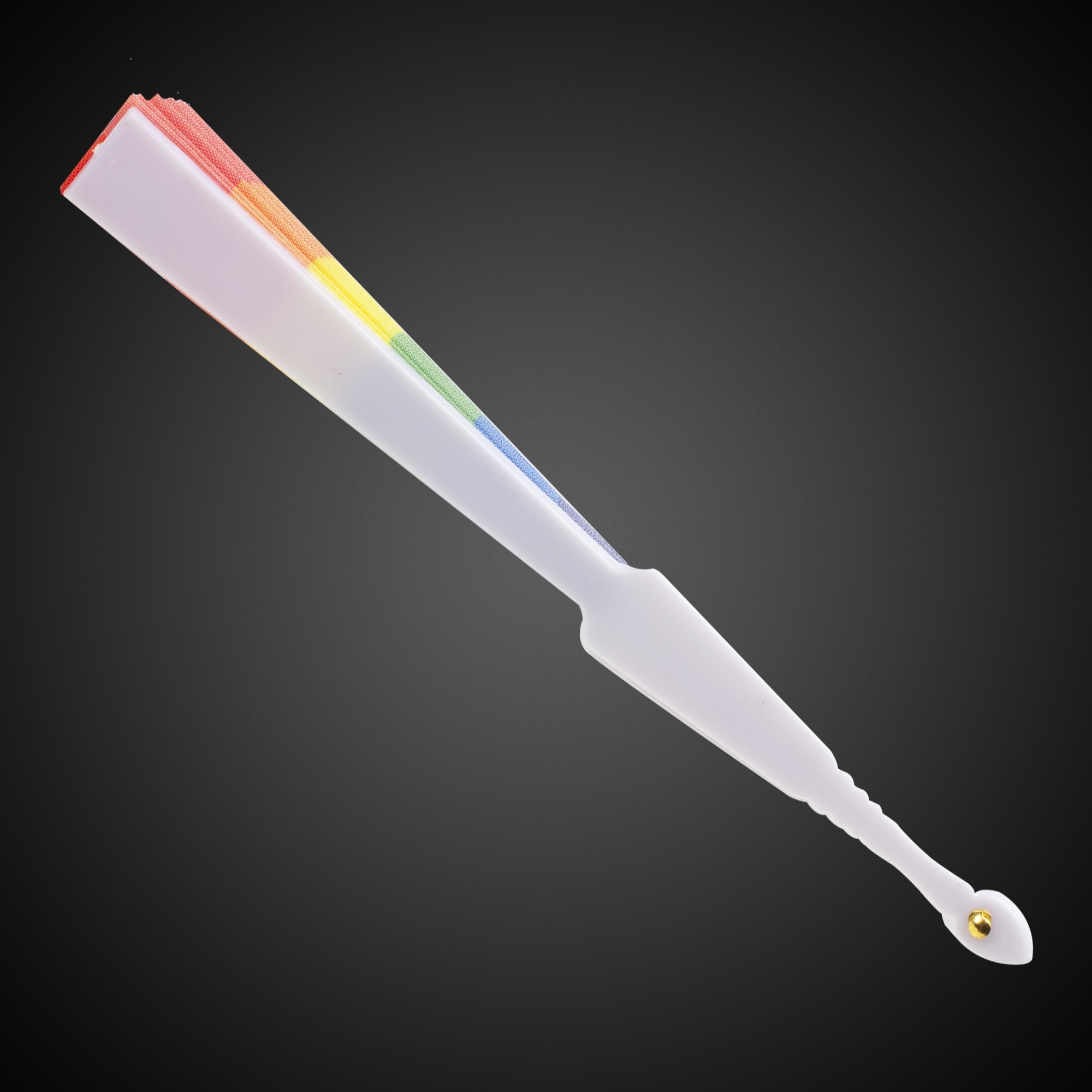9" Rainbow Folding Fans(Blank) 3