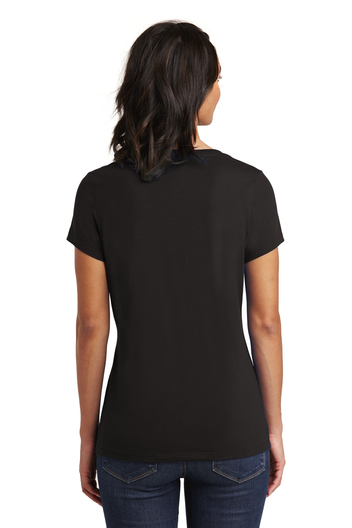 District Women's Very Important Tee V-Neck. DT6503 100
