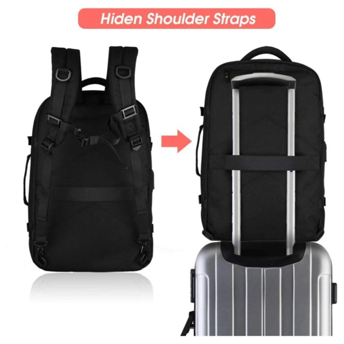 17 Inch Large Water Resistant Computer Travel Backpack 5