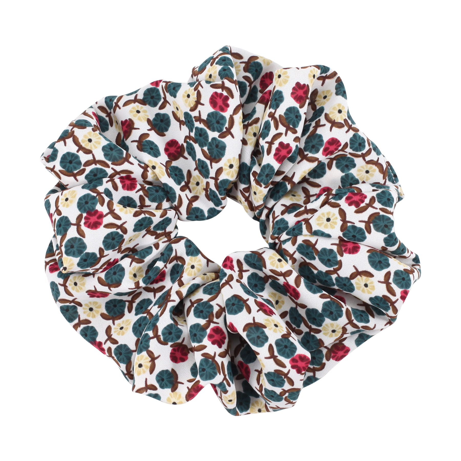 Full Color Printed Satin Silk Hair Scrunchies 33