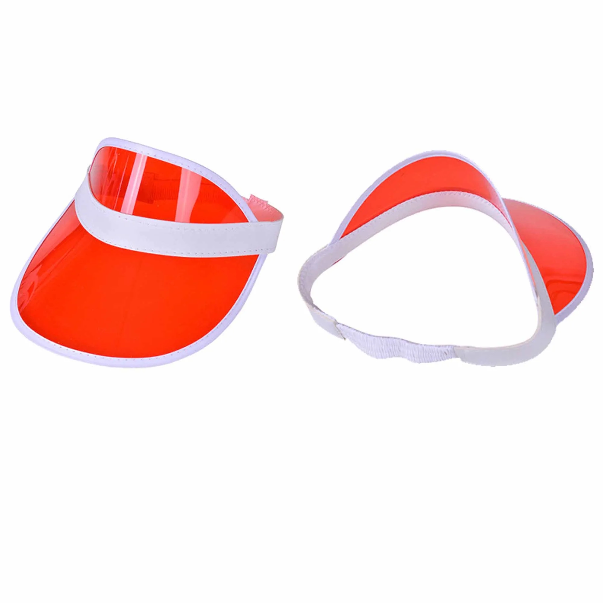 Translucent PVC UV Sun Visor Hat 8