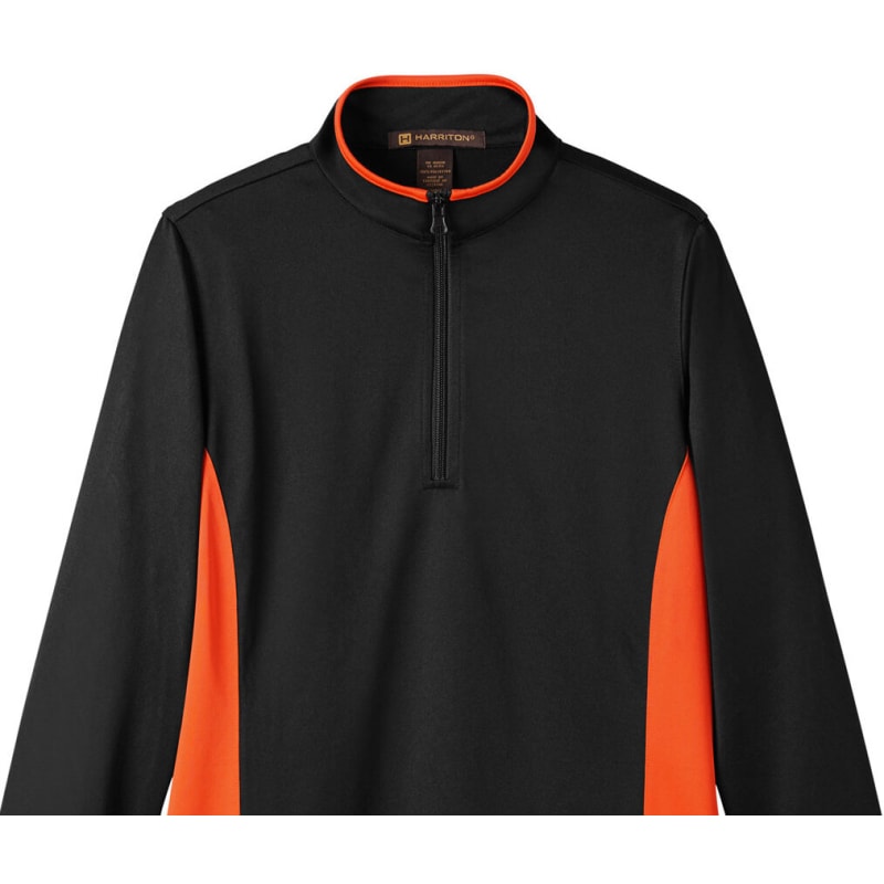 Harriton Ladies' Flash Snag Protection Plus IL Colorblock Quarter-Zip 16