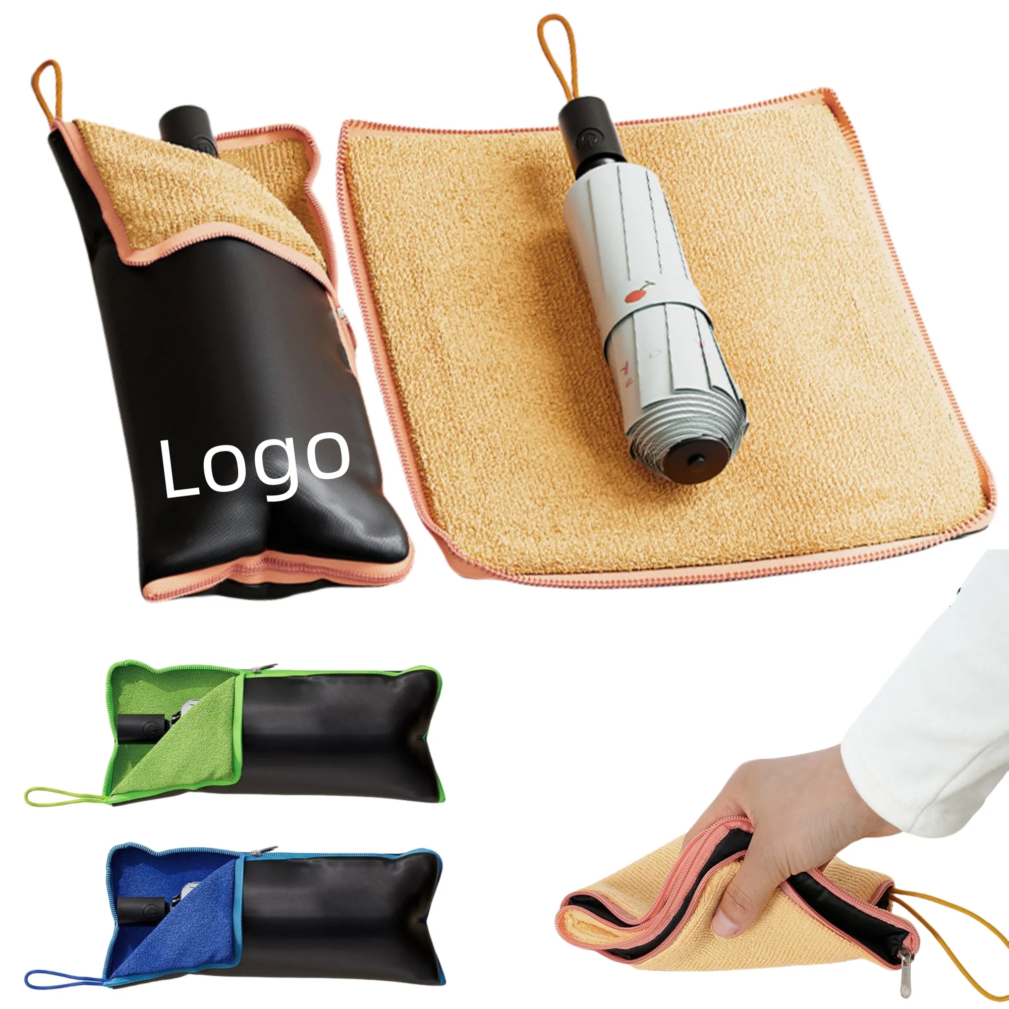 Multi-functional Umbrella Water-Absorbing Storage Pouch 1